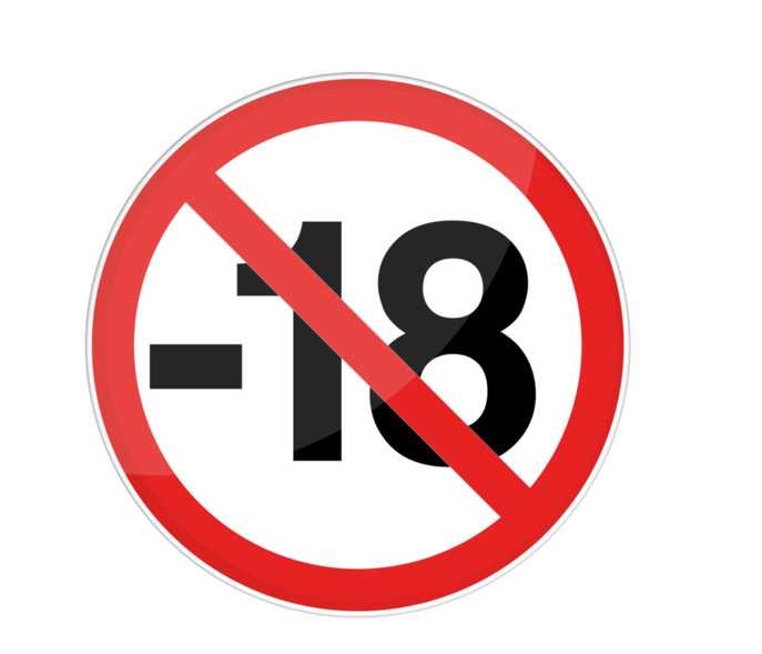Interdit aux moins de 18 ans